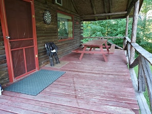 Porch. Enjoy the peace and quiet! Watch nature.