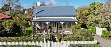 front of cottage