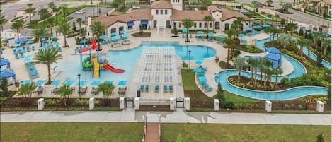 Resort heated water park and amenities