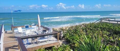 Ocean front deck