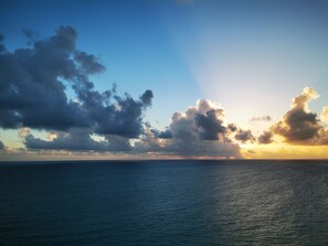 Sunrise from our balcony