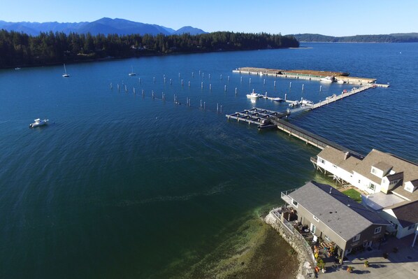 Arial View of Water's Edge Location