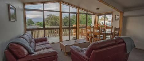 Living area with coffee table