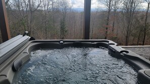 View from the hot tub
