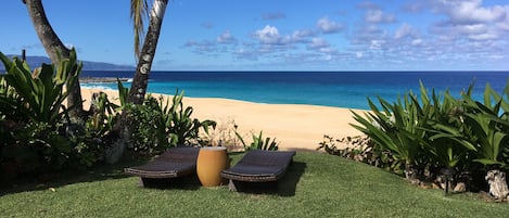 Your lounge chairs to enjoy the view during your stay.