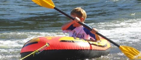 Kids enjoying the lake