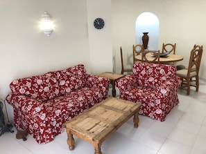 The Lounge (The suite covers are regularly changed) there are 3 different styles