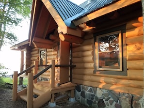 Side entrance to camp.