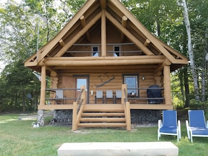 View from the lake.