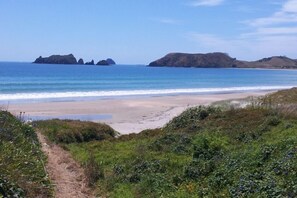 Beach in front of bach