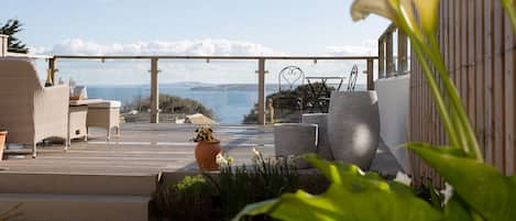 The stunning view from The Lookout garden awaits you
