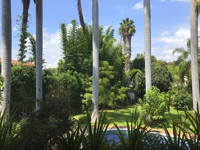 Bungalow Oasis, cómodo espacio en un hermoso jardín con alberca
