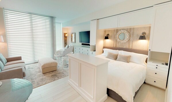 Spacious living and sleeping quarters
