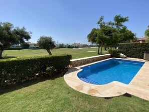Marble non slip surround pool-  2 metre deep 