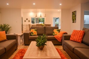 Open plan living area