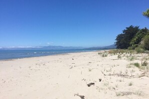 Five km of sandy beach