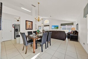 Open Floorplan Dining Room, Living Room, and Kitchen
