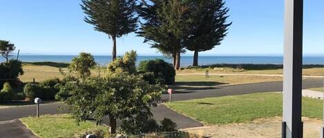 Vue sur la plage ou l’océan