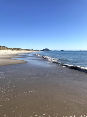 A great beach even in winter - this photo taken July 2020 from our beach access