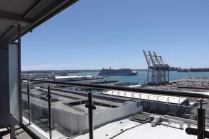 Look out from our large balcony