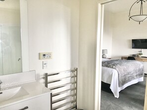 Bathroom through to Studio