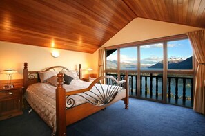 Bedroom with views