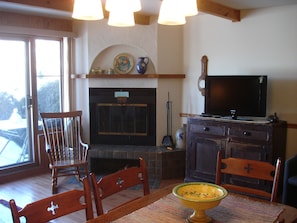 Living Room with new hardwood floors throughout