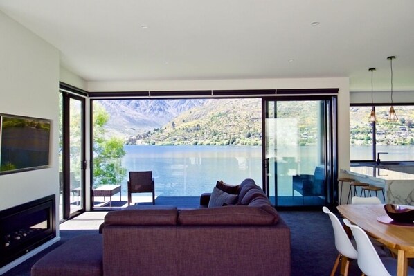 Spacious living with a stunning view