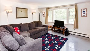 Living room with new couch!