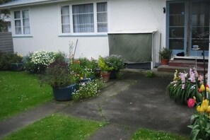 to the front door