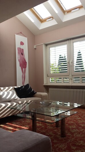Living room with lots of light