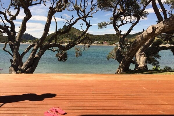 Utsikt mot havet/stranden