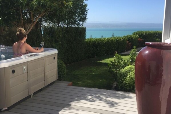 private outdoor spa