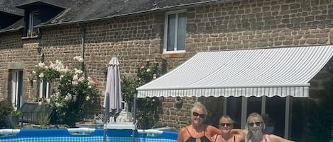 Pool on a sunny day