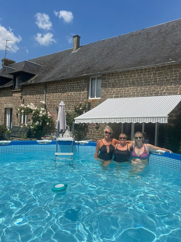 Pool on a sunny day