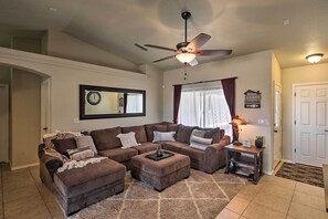 Living Room | Central A/C | Free WiFi