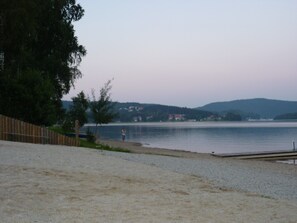 Lipno point beach