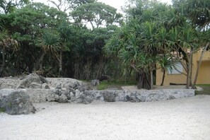 Your private white sandy  beach looking back at Casa 2