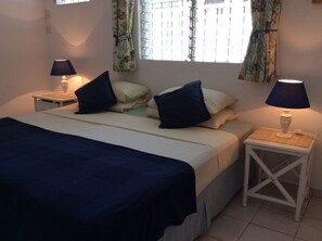 Large and comfortable air-conditioned bedroom.