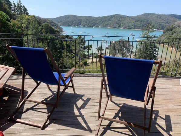 Breathtaking Views from the deck. Bon Accord Harbour