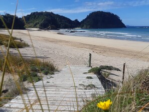 Beach access from the end of the private walkway (Photo not taken from Property)