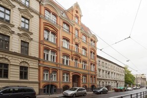 Unique property building. 