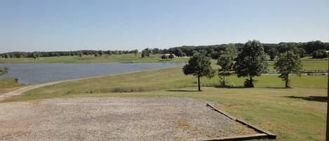 View from the front porch of  the Farmhouse,