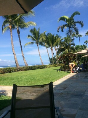 Lahaina Shores, Poolside View