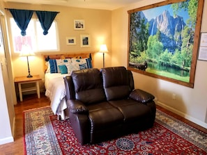 Reclining love seat