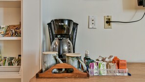 Kaffe och/eller kaffebryggare
