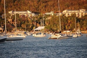 Great Cruz Bay harbor.