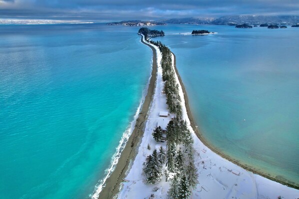 Between Beaches from above, we are open year round!