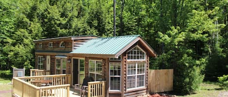 Log Cabin Tiny Home Vacation Rental Property