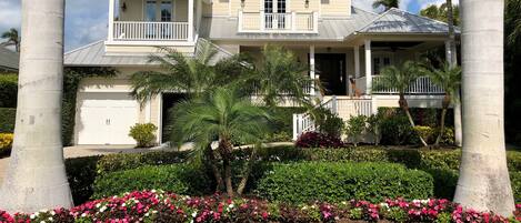View of the front of our home